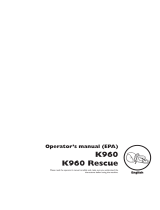 Husqvarna K960 Rescue User manual