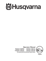 Husqvarna PZ6029FX User manual