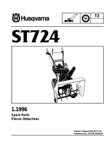 Husqvarna ST724 User manual