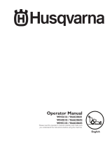 Husqvarna WH4818 / 966638602 User manual