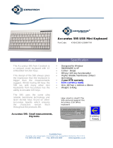 Ceratech Accuratus KYBAC595-USBWHTHY User manual