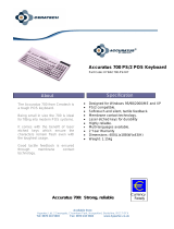 Accuratus KYBAC700-PS2HY User manual