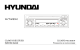 Hyundai CD/MP3-RECEIVER H-CDM8010 User manual
