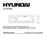 Hyundai DVD/CD/MP3 Receiver with Bluetooth H-CMD7086 User manual