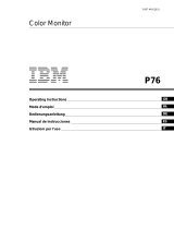 IBM P76 User manual