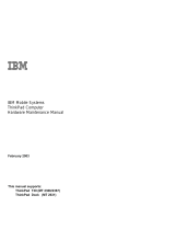 IBM THINKPAD T30 User manual