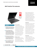 IBM THINKPAD T30 User manual