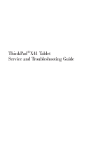 IBM THINKPAD X41 User manual