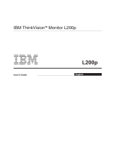 IBM ThinkVision L200p User manual