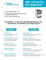 Ice-O-Matic IOD 150 Series User manual