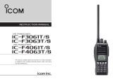 ICOM IC-F3061T/S User manual