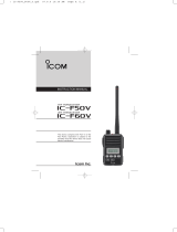 ICOM IC-F60V User manual