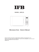 IFB Appliances 20PG2S User manual