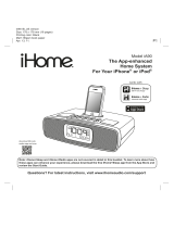 iHome IA90 User manual