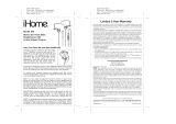 iHome IB9 User manual