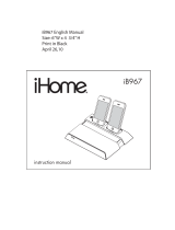 iHome IB967 User manual