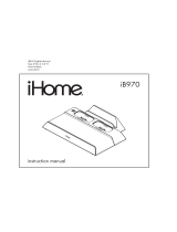 iHome iB970 User manual