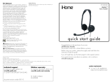 iHome IH-H400AB User manual