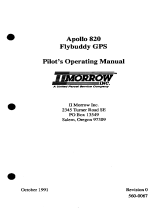 Garmin Apollo 800 Series LORAN / GPS User manual