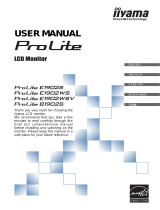 iiyama E1902WS User manual