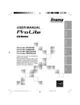 iiyama P1704S User manual