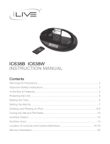 iLive ic638B User manual
