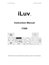 iLuv i7500 User manual