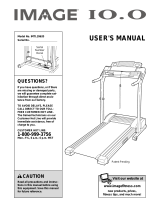 Image 10.0 treadmill IMTL39620 User manual