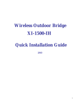IMC Networks Wireless Outdoor Bridge XI-1500-IH User manual