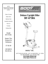 Marcy BF-6730A Owner's manual