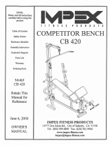 Marcy CB-420 Owner's manual
