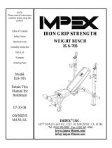 Marcy Iron Grip Strength IGS-705 User manual