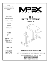 Marcy JD-3 User manual