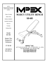 Marcy SB-685 User manual