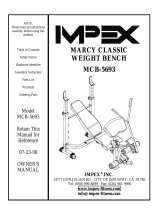 Impex Marcy Classic MCB-5693 User manual