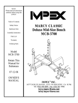 Impex MCB-5700 Owner's manual