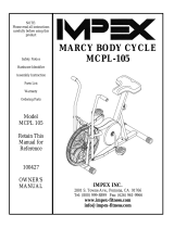 Impex MARCY MCPL-105 Owner's manual