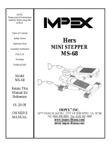 Marcy MS-68 Owner's manual