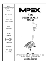 Impex MS-93 User manual