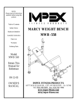 Marcy MWB-558 User manual