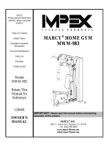 Marcy MWM-983 Owner's manual