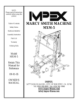 Marcy MXM-5 User manual