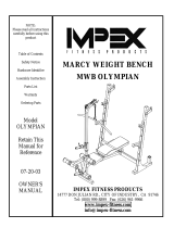 Impex MARCY MWB OLYMPIAN Owner's manual