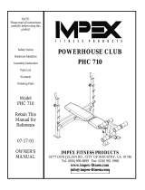 Impex Powerhouse Club PHC 710 User manual