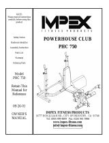 Impex Powerhouse Club PHC 750 User manual