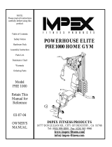 Impex PHE1000 User manual