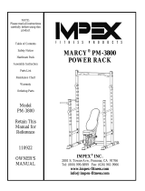 Impex Marcy PM-3800 Owner's manual