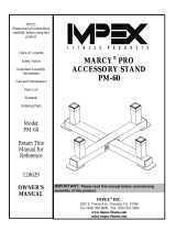 Marcy PM-60 Owner's manual