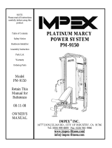 Marcy PM-9150 Owner's manual