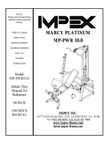 Impex Marcy Platinum MP-PWR10.0 User manual